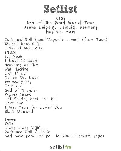 KISS Add "Crazy Crazy Nights" To End of the Road EU Tour Setlist ...