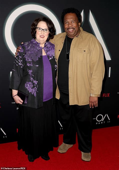 The Office stars Phyllis Smith and Leslie David Baker reunite on red carpet at Netflix premiere ...