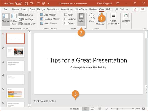 How to Print a PowerPoint with Notes | CustomGuide