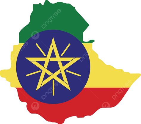 Map Of Ethiopia Flag Ethiopia Map Isolated Ethiopia Vector, Ethiopia ...