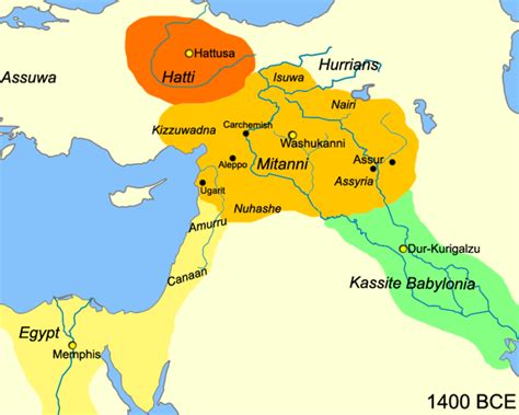 Map of the Near East in the Late Bronze Age · HIST 1039