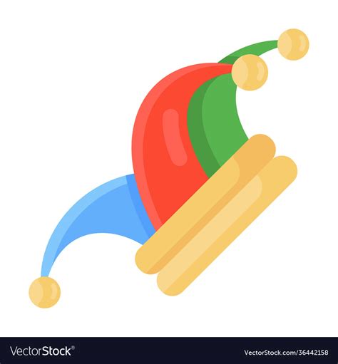 Jester hat Royalty Free Vector Image - VectorStock