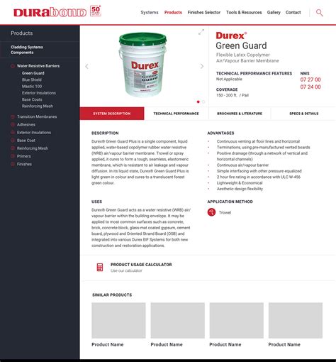 Durabond Web Refresh | Daniel Polsinelli