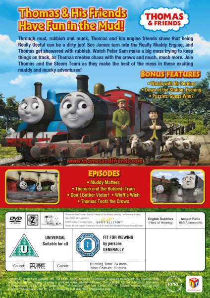 Thomas and Friends: Muddy Matters DVD | Zavvi.com