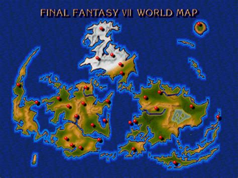 Image - FFVII World Map.jpg | Final Fantasy Wiki | FANDOM powered by Wikia