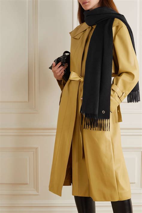 LORO PIANA Fringed cashmere scarf | NET-A-PORTER