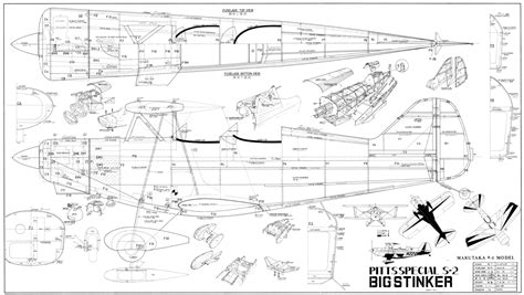 Royal Products (Marutaka) - Pitts Special S-2 "Big Stinker" (52") Plan ...