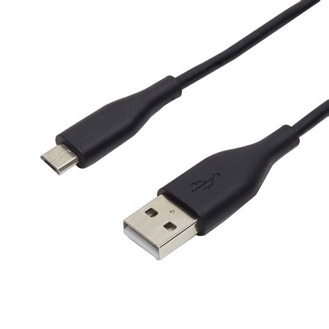 Onn Micro USB Charging Cable 3', Black - Walmart.com