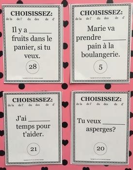 French partitive articles and other forms of DE complete lesson | TpT