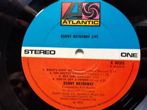 Donny Hathaway - Live (1972, Gatefold, Vinyl) | Discogs