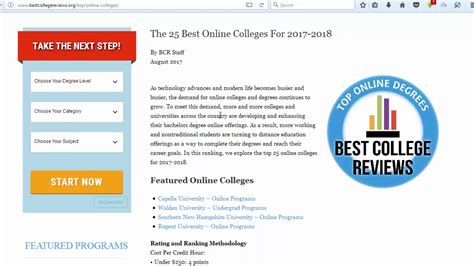 Best Online Colleges 2017 | online schools for education - YouTube