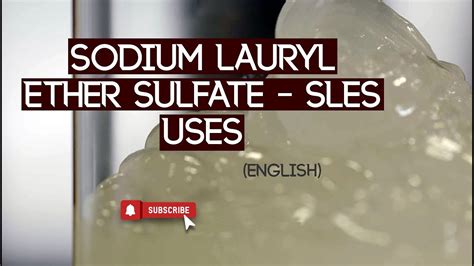 SODIUM LAURYLETHER SULFATE USES | SLES | sodium lauryl ether sulphate uses | SLES CHEMICALS ...