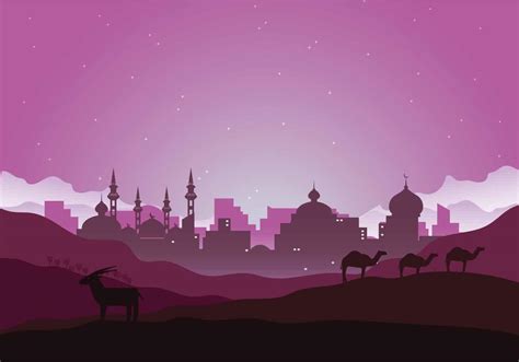 Free Arabian Night Illustration 124724 Vector Art at Vecteezy