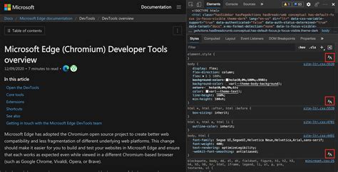 Edit CSS font styles and settings in the Styles pane - Microsoft Edge Development | Microsoft Learn