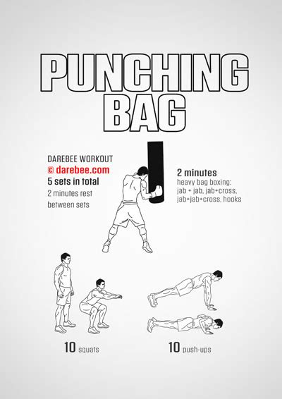 DAREBEE Workouts Boxing Workout Routine, Boxing Workout Beginner, Boxer ...