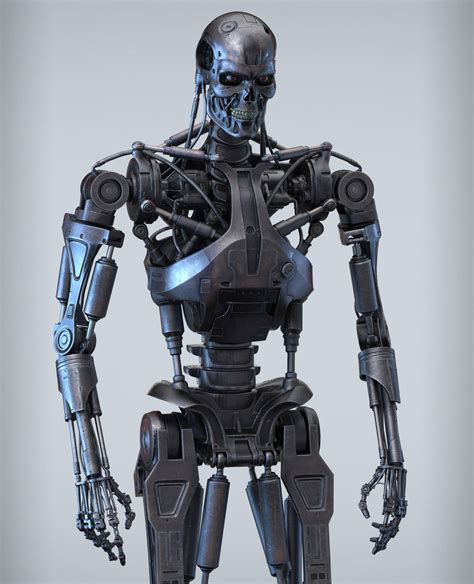 ArtStation - T-800, Alex Vasin | Terminator, Cool robots, Robot design