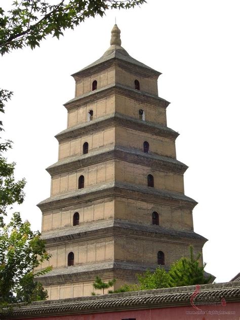 Big Wild Goose Pagoda, a famous Buddhist pagoda in Xi'an