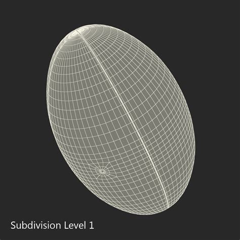 3d model rugby ball gilbert