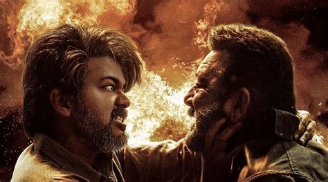 Leo Hindi poster: Vijay and Sanjay Dutt set to lock horns in Lokesh ...