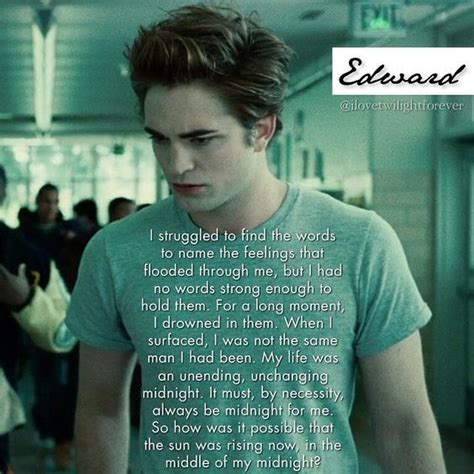 Edward Cullen ...........💓💓 Twilight Saga Quotes, Twilight Saga Series ...