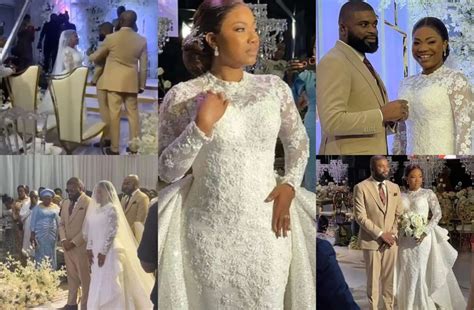 Mercy Chinwo's white wedding photos and Video - Kemi Filani