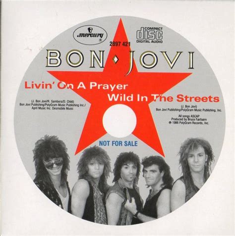 Bon Jovi – Livin' On A Prayer (1986, Cardboard Sleeve, CD) - Discogs