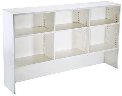 Express Large White Desk Hutch | Office Stock