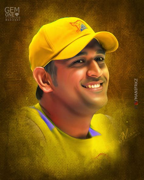 MS Dhoni Art Design By Manifrkz by manifrkz on DeviantArt