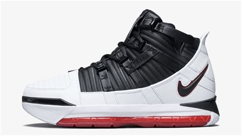 Nike Zoom LeBron 3 'Home' White/Black-Varsity Crimson AO2434-101 ...