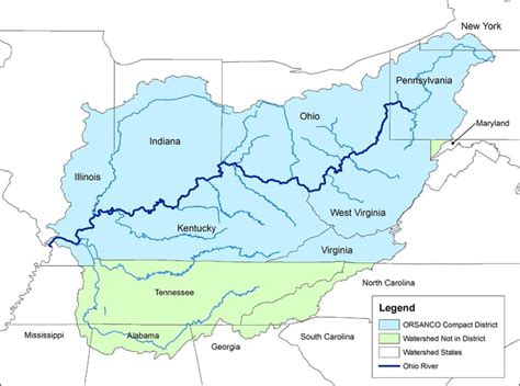 A map of the Ohio River Valley - Circle of Blue