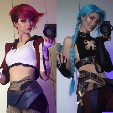 [No Spoilers] I did Jinx and Vi cosplay! : r/arcane