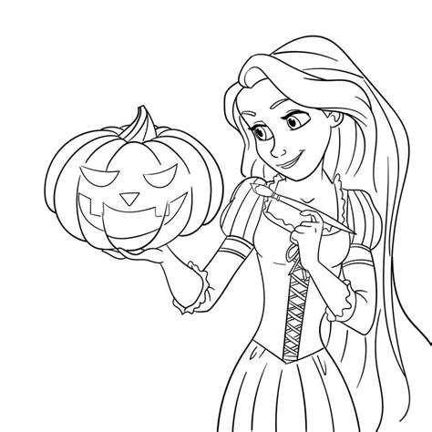 Disney Princess Halloween Printable Coloring Pages | Halloween coloring pages printable ...