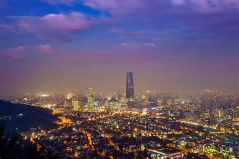 Premium Photo | The skyline of Santiago in Chile