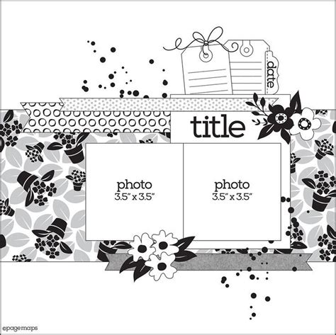 706 best Scrapbooking Sketches images on Pinterest