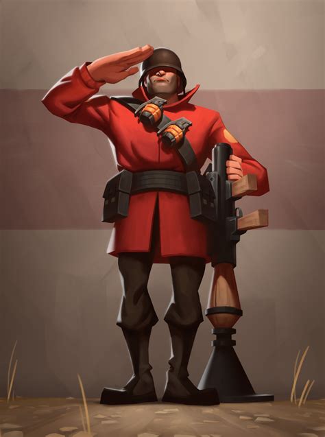 ArtStation - Soldier TF2, Rafael Amorim | Team fortress 2 soldier, Team fortress 3, Team fortress 2