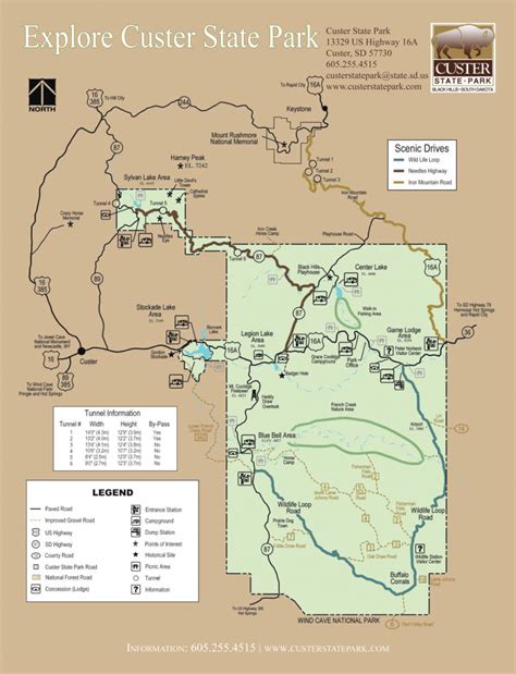 Custer State Park Map - Printable Map