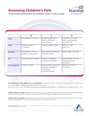 flacc.pdf - Assessing Children's Pain FLACC Pain Rating Scale for children under 3 years of age ...