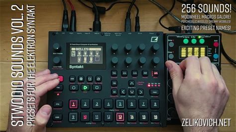 Stwodio Sounds Vol. 2 - presets for the Elektron Syntakt - YouTube