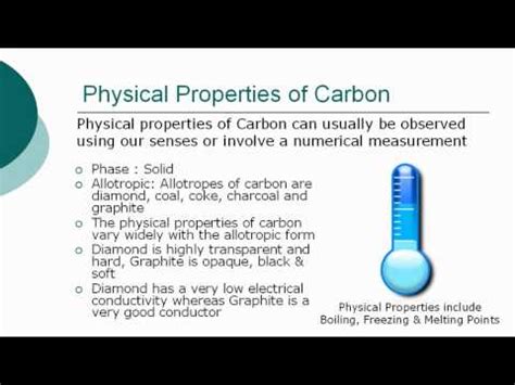 Properties of Carbon | Doovi