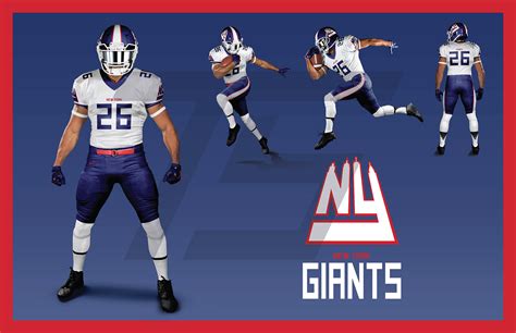 New York Giants Uniform Redesign on Behance