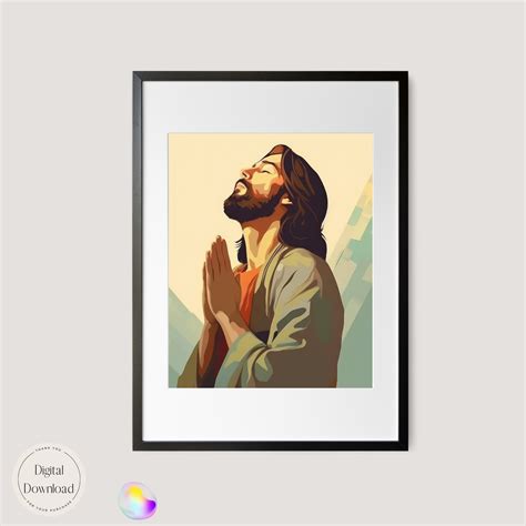 Jesus Christ Religious Printable Art 60 Instant Download - Etsy