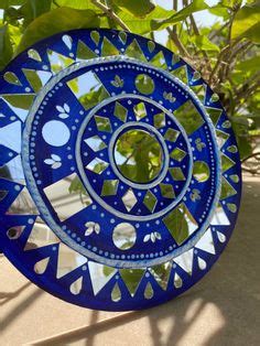 Lippan art! | Mirror crafts, Indian wall art, Mosaic art