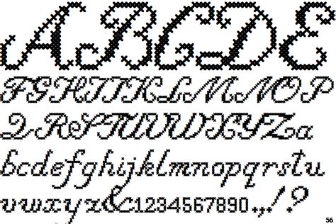 Cross Stitch Cursive | Cross stitch alphabet patterns, Cross stitch alphabet, Cross stitch