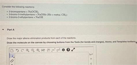 Solved Consider the following reactions: - 2-bromopentane | Chegg.com ...