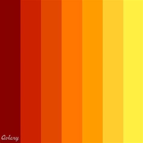 red-orange + golden yellow | Color palette yellow, Orange color ...