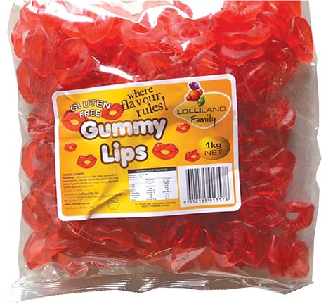 Gummi Lips - Gluten Free 1kg