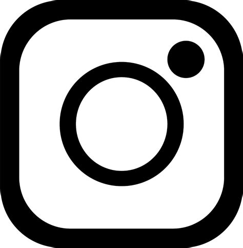 Black Instagram Icon Png Transparent Background Free Download 11206 | Images and Photos finder