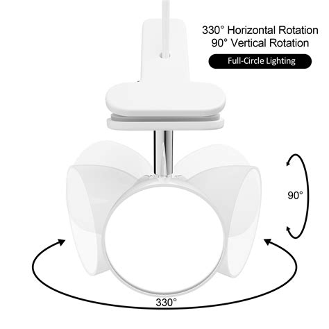 LED Clip on Light Book Reading – deelooplamp