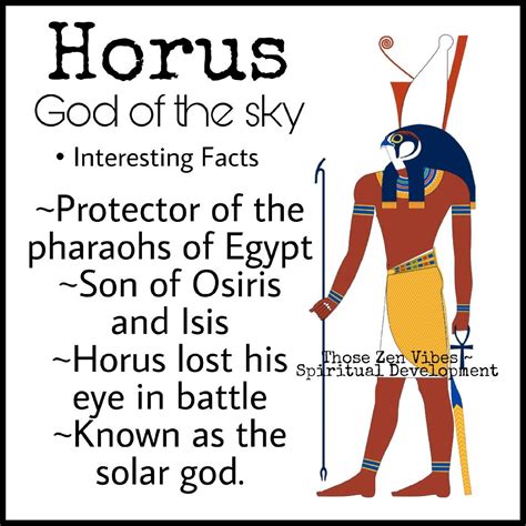 Horus, Egyptian God of the sky and protector of the pharaohs of Eygpt ...