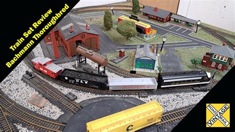 Review Unboxing Bachmann Thoroughbred HO Scale Train Set Testing on Vintage Atlas Layout - YouTube